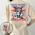 Gen X Custom Year of Birth Shirt