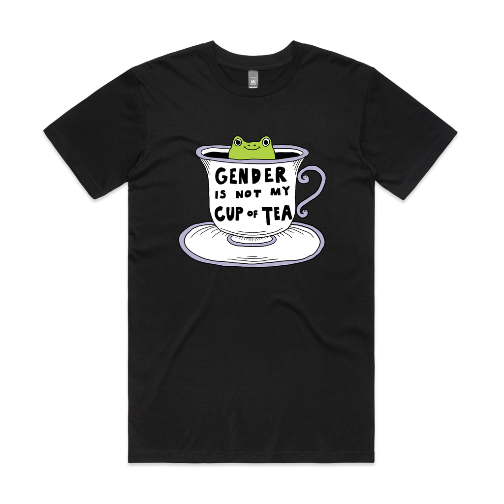 Gender Is Not My Cup Of Tea Tee Hoodie, Sweatshirt | CiraTrend.com (Image 1)