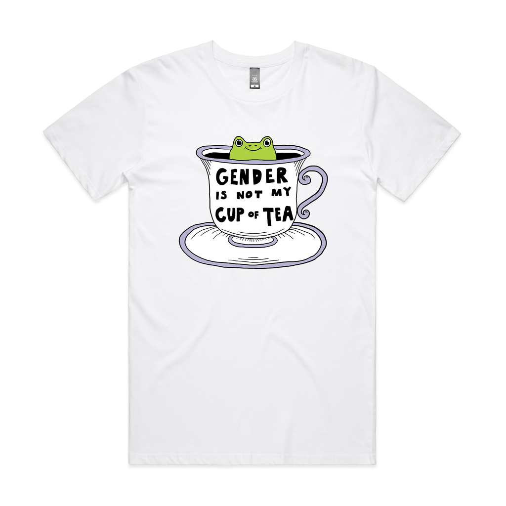 Gender Is Not My Cup Of Tea Tee Hoodie, Sweatshirt | CiraTrend.com (Image 2)