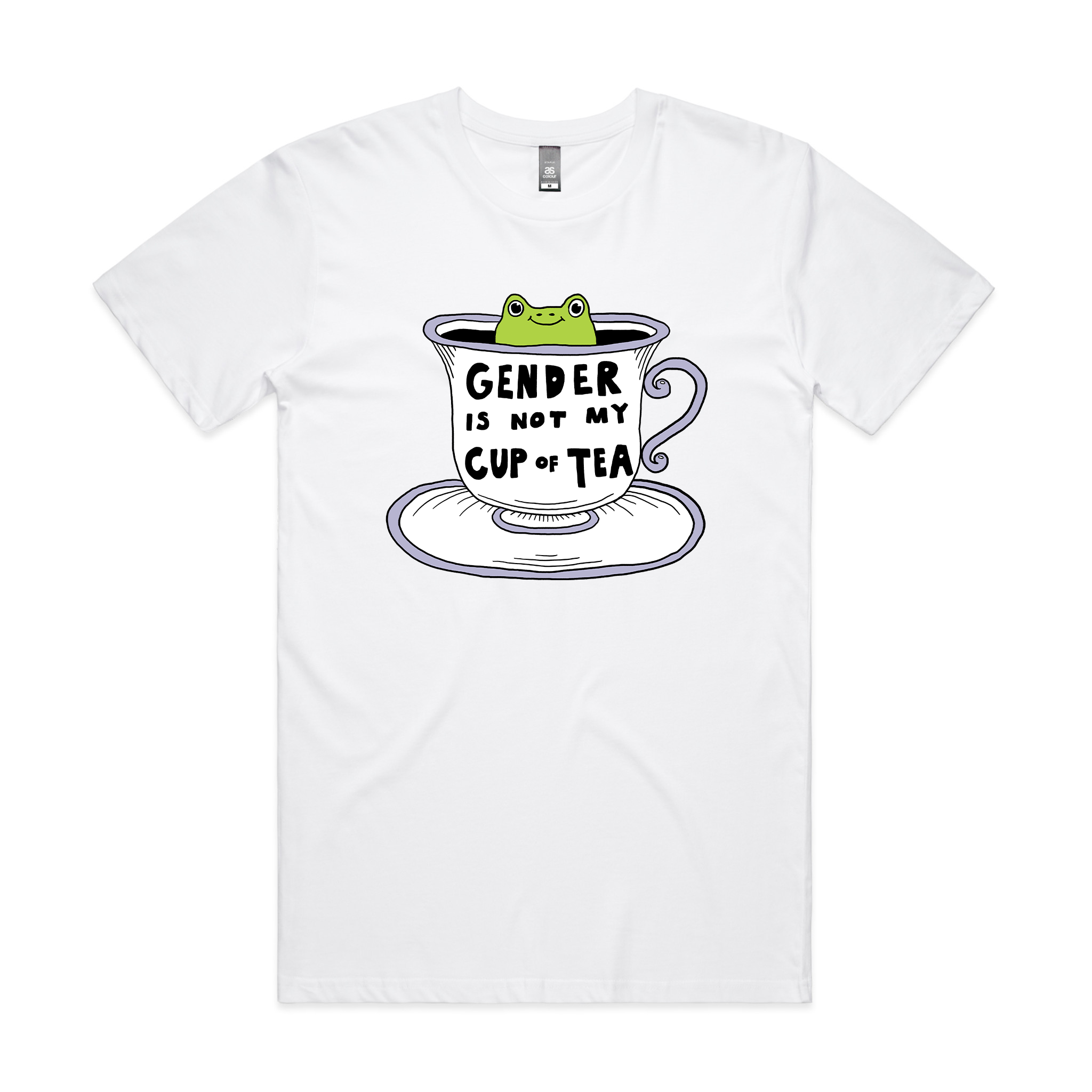 Gender Is Not My Cup Of Tea Tee Hoodie, Sweatshirt | CiraTrend.com (Image 2)