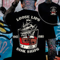 Generation X Custom Year Badass Generation T-shirt, Loose Lips Sink Ships Shirt