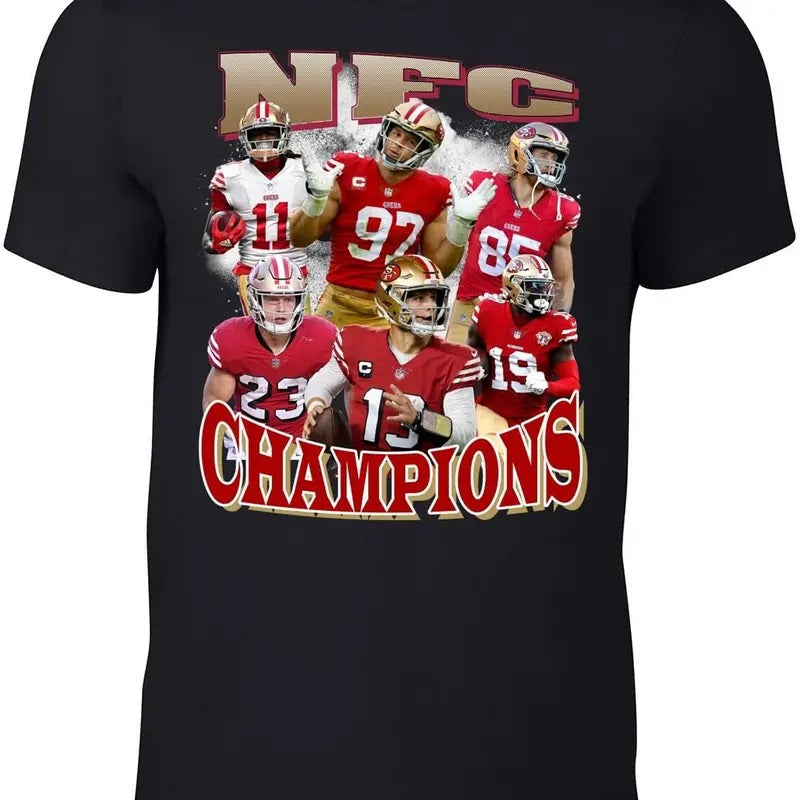 George Kittle Christian McCaffrey Bootleg Style T-Shirt Adult, Large Hoodie, Sweatshirt | CiraTrend.com