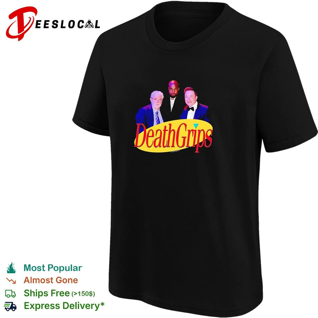 George Lucas Kanye West Elon Musk death grips trio shirt