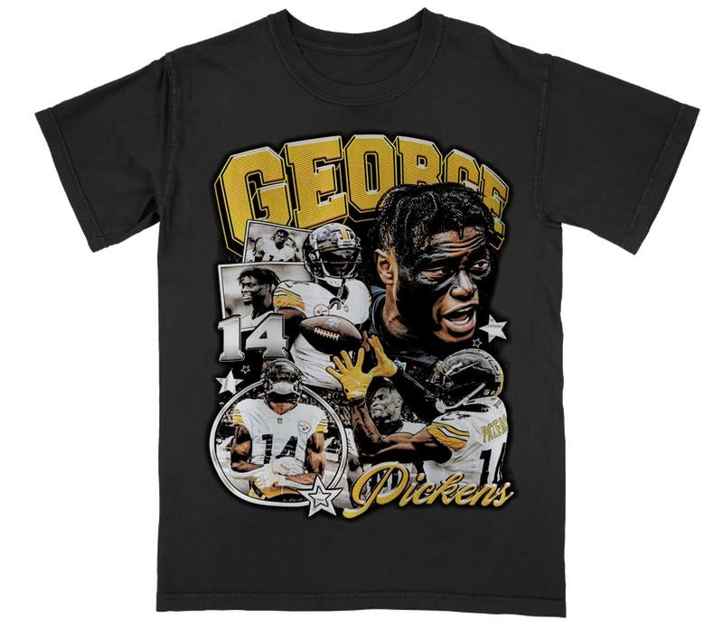 George Pickens Tee - VINTAGE TEE - SPORT TEE - GRAPHIC MEN'S T-SHIRT SWEATSHIRT HOODIE - GIFT FOR FAN | CiraTrend.com