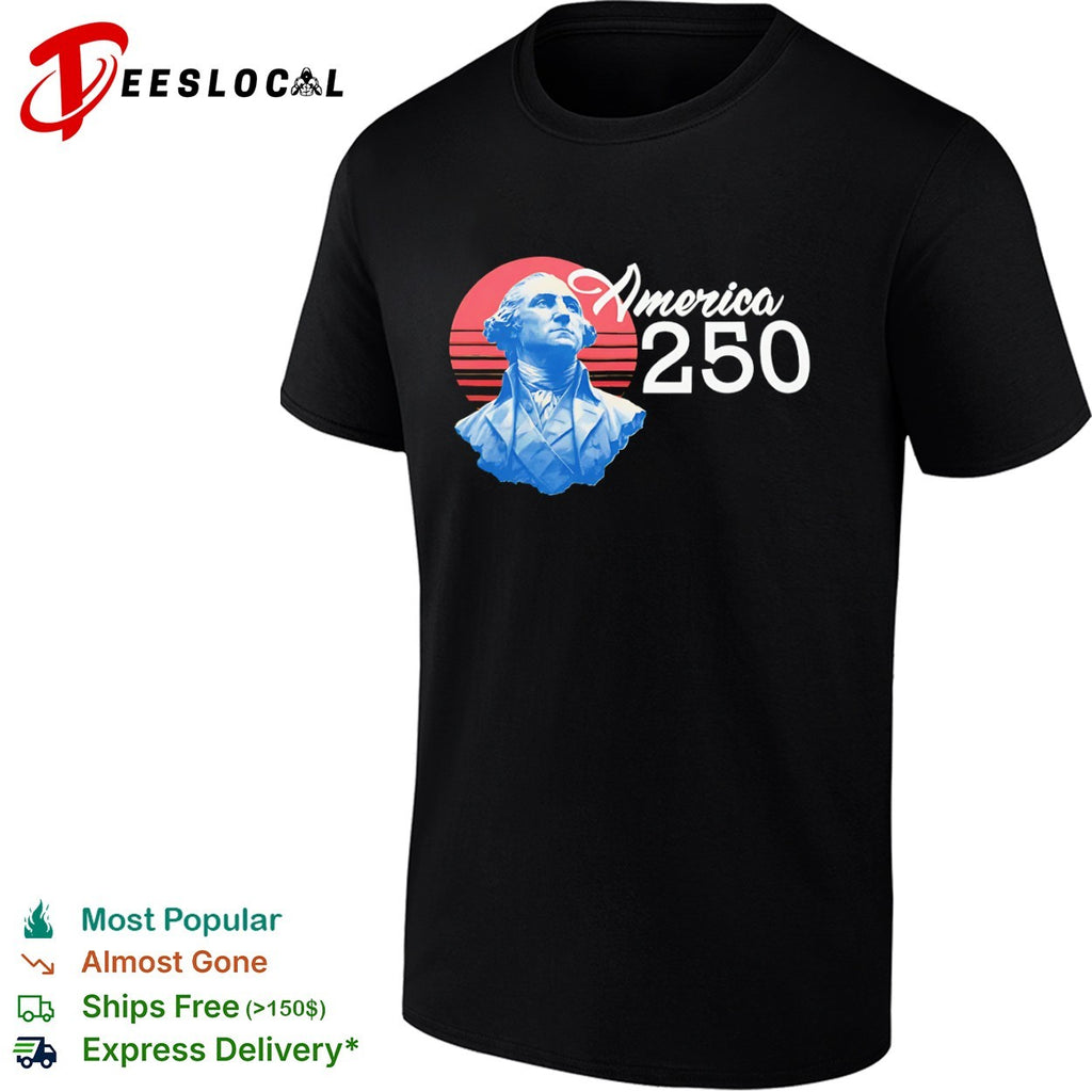 George Washington America 250 sunset shirt