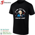 George Washington colored stars if you aint first youre last shirt