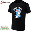 George Washington smoking Two Fiddy black background shirt