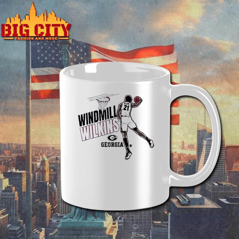 Georgia Basketball Windmill Jake Wilkins Shirt