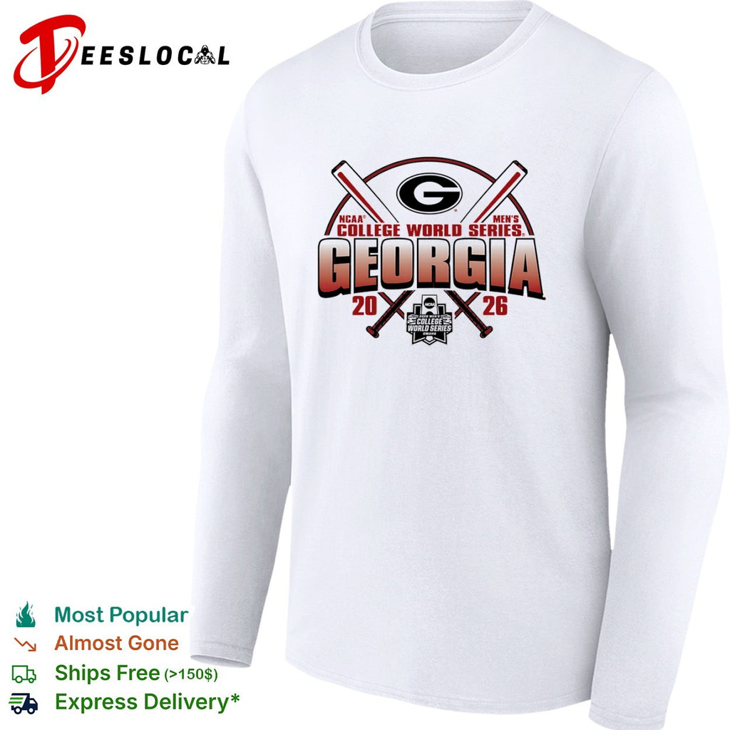 Georgia Bulldogs NCAA College World Series 2026 Baseball Omaha championship shirt