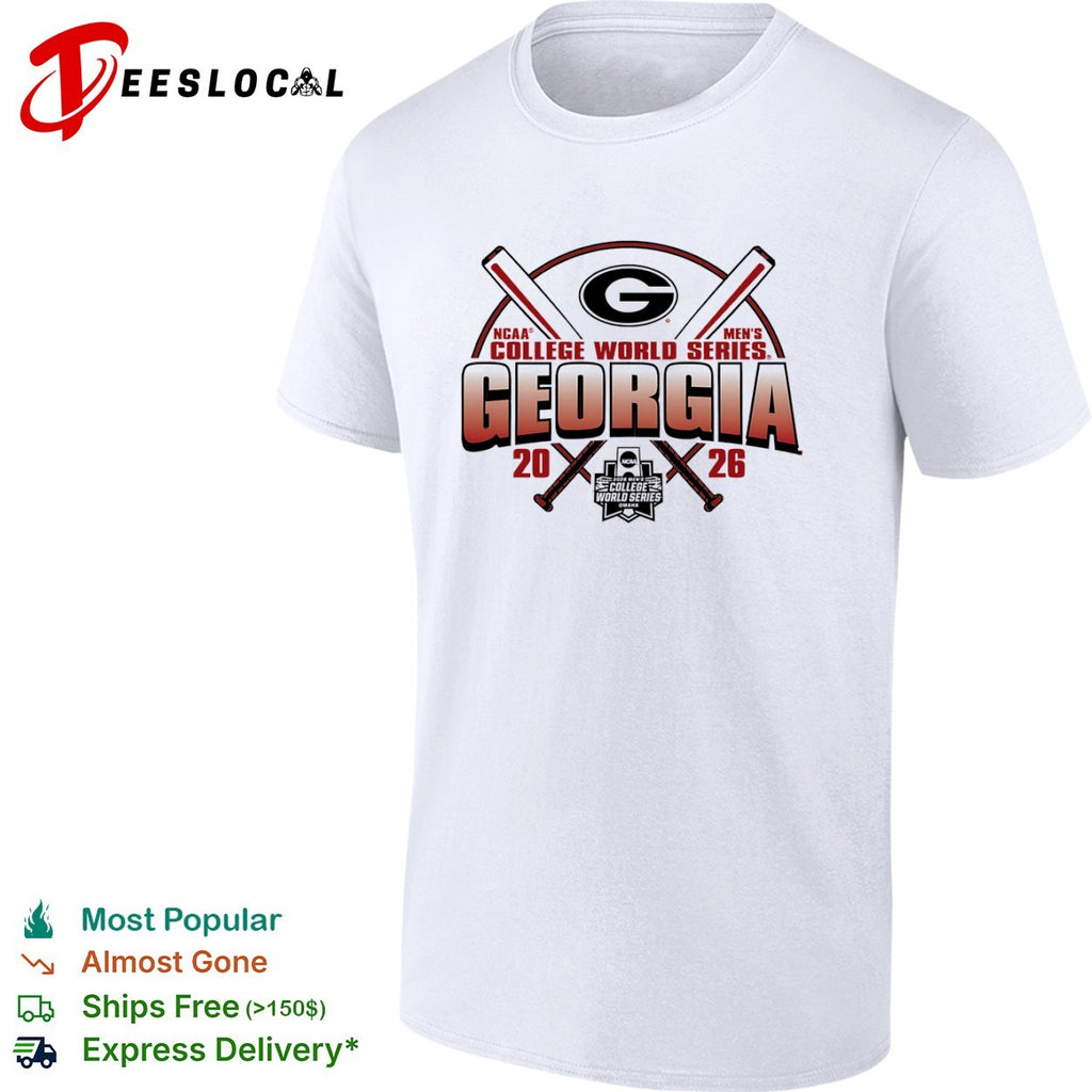 Georgia Bulldogs NCAA College World Series 2026 Baseball Omaha championship shirt
