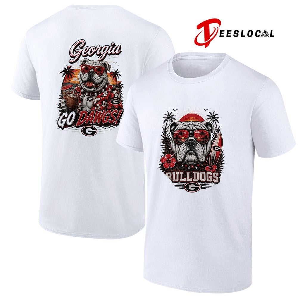 Georgia Bulldogs NCAA Tropical mascot shirt