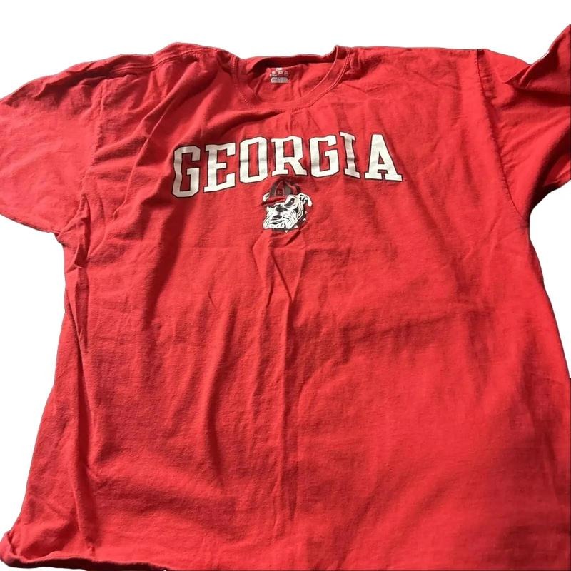 Georgia Football College T-Shirt, Unisex T-shirt Sweatshirt Hoodie Cotton Top | CiraTrend.com