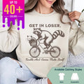Get In Loser! Funny Raccoon & Opossum Meme Shirt