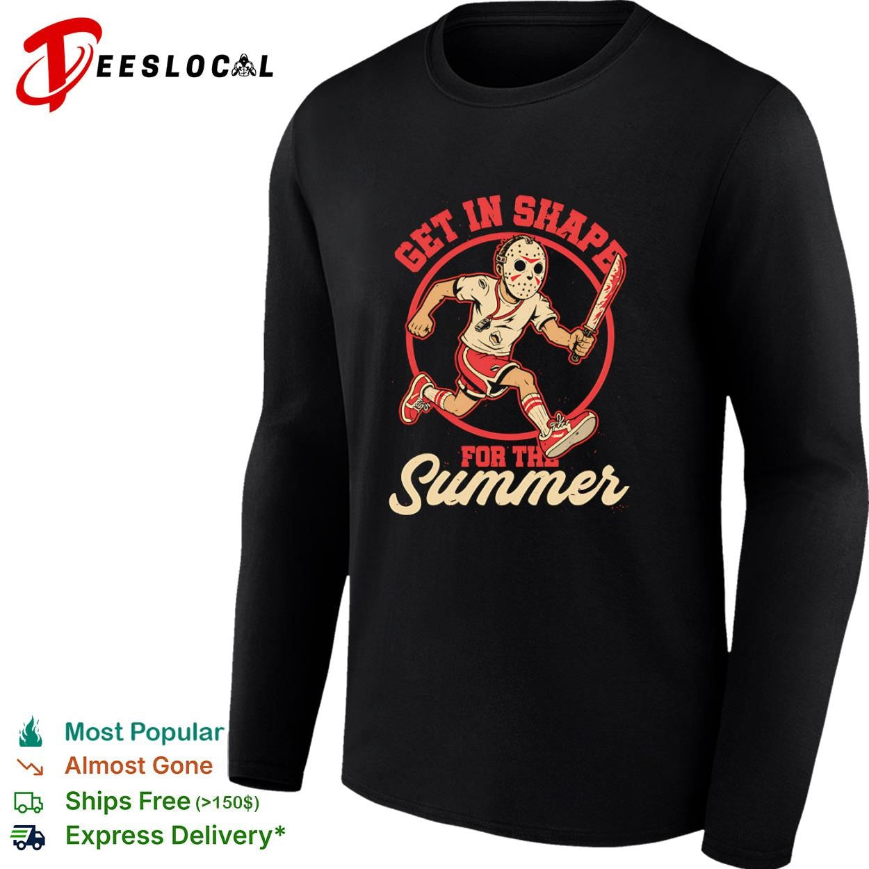 Get in shape for the summer Jason Voorhees and Friday the 13th shirt