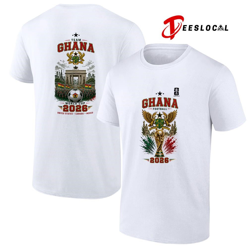 Ghana World Cup trophy graphic shirt