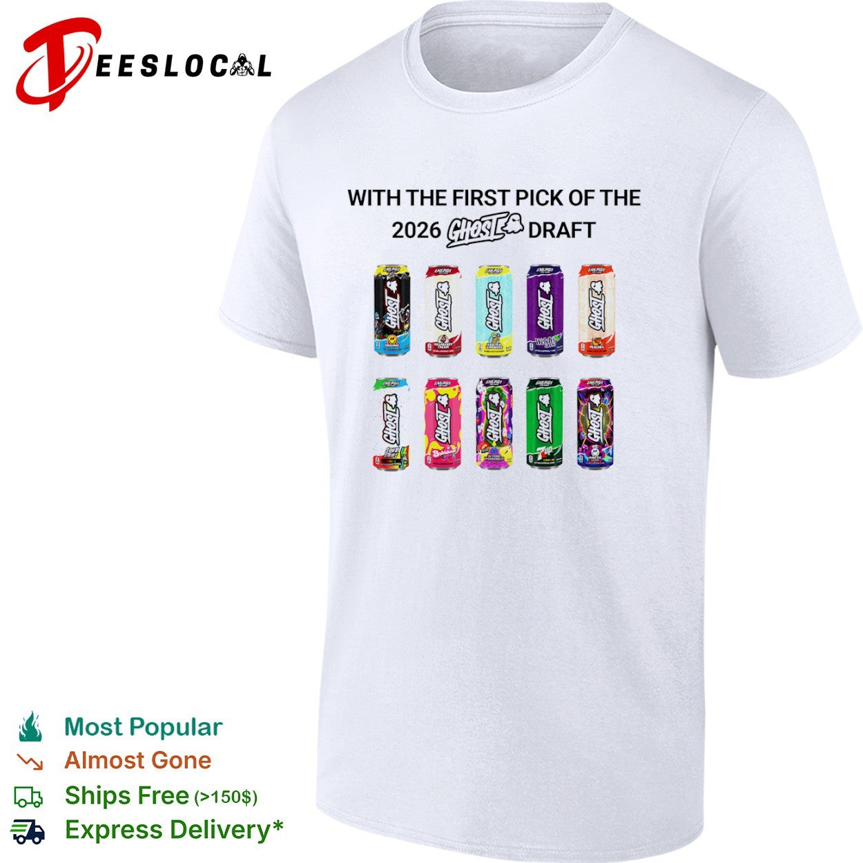 Ghost energy drink 2026 draft flavor variety shirt