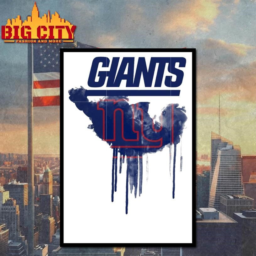 Giants ny logo dripping Shirt