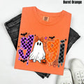 Gigi Ghostly Checkered Comfort Colors T-Shirt 'NLB' Hoodie, Sweatshirt | CiraTrend.com