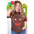 Gingerbread Boy Christmas Graphic T-Shirt Hoodie, Sweatshirt | CiraTrend.com