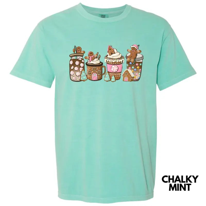 Gingerbread Lattes Comfort Colors T-Shirt 'NLB' Hoodie, Sweatshirt | CiraTrend.com
