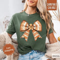 Gingerbread Man Bow Shirt Comfort Colors Holiday Tshirt,  Women's Holiday Tee Hoodie, Sweatshirt | CiraTrend.com