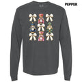 Glam Nutcracker Bow Collage Long Sleeve Comfort Colors T-Shirt 'NLB' Hoodie, Sweatshirt | CiraTrend.com