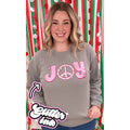 Glitter Joy Christmas Graphic Sweatshirt T-Shirts, Hoodie | CiraTrend.com