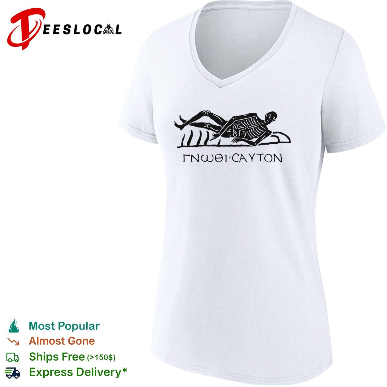 Gnothi Sauton Skeleton Memento Mori Philosophy Latin Philosophical Wisdom shirt