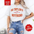 Go Taylor's Boyfriend Shirt Gildan, Football Women's Tee, Women's Tshirt Plus Sizes Hoodie, Sweatshirt | CiraTrend.com