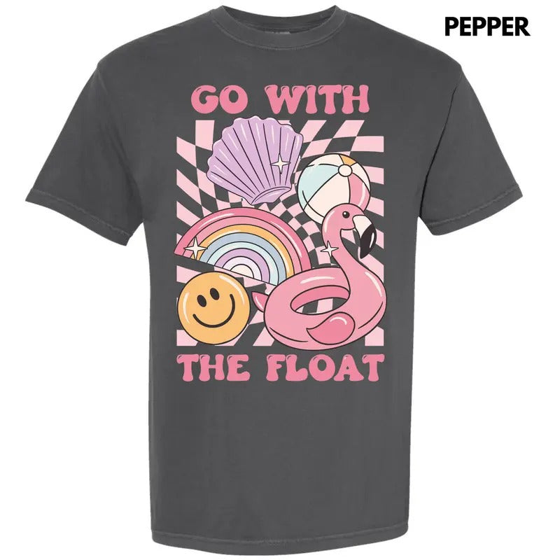 Go With The Float Comfort Colors T-Shirt Hoodie, Sweatshirt | CiraTrend.com