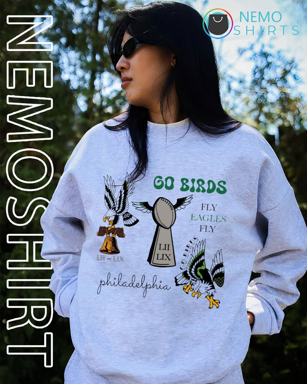 Go birds Philadelphia Eagles super bowl LII LIX shirt