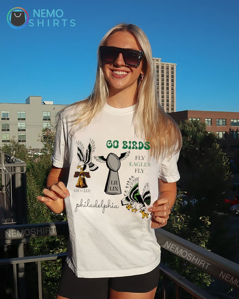 Go birds Philadelphia Eagles super bowl LII LIX shirt