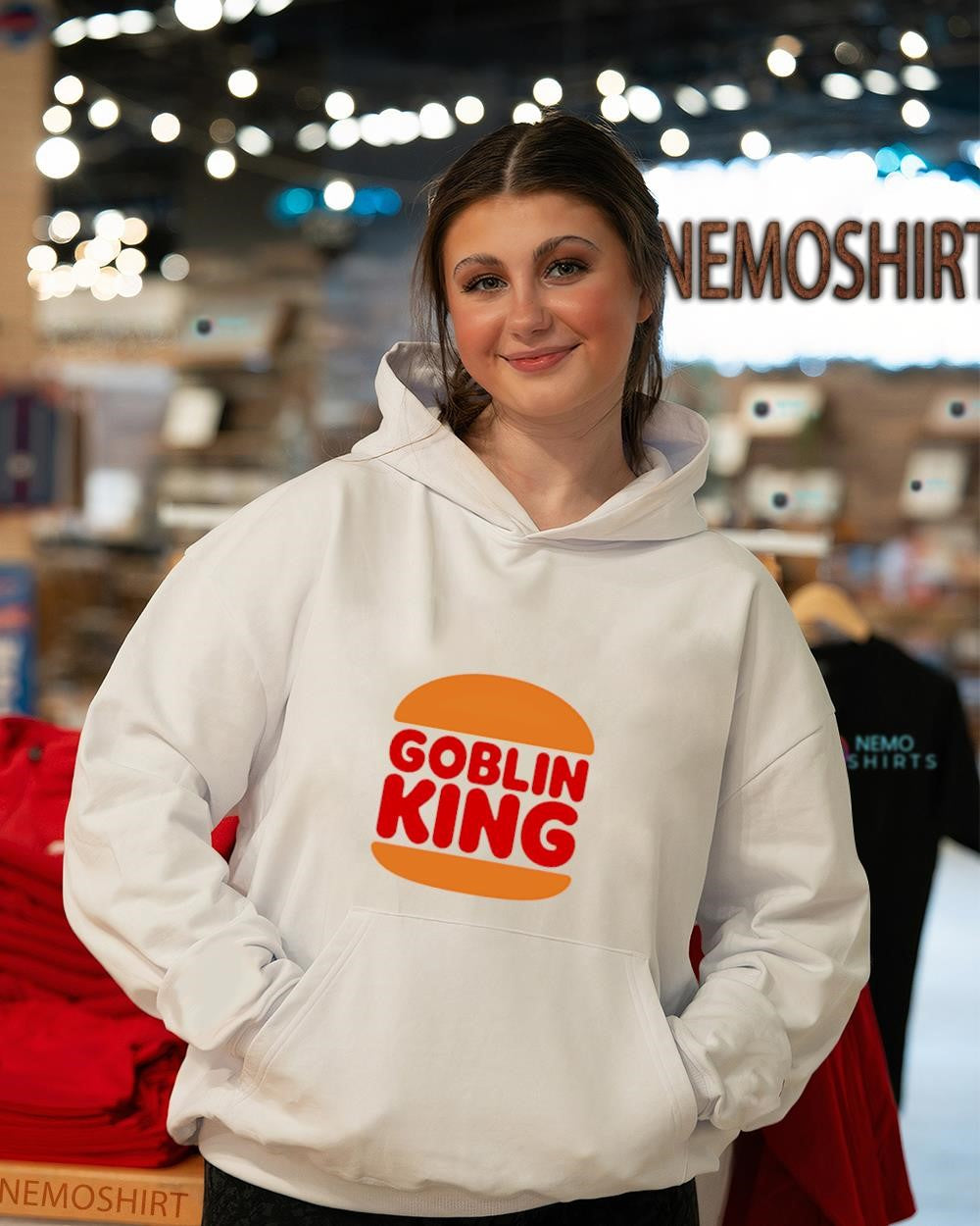 Goblin King the Burger King logo shirt
