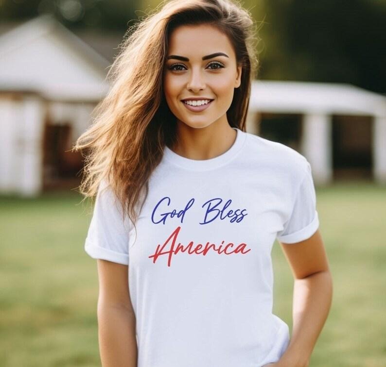 God Bless America Shirt, 4th of July Shirt, Independence Day Tee, America Shirt, Fourth of July Shirt, Patriotic Shirt,...