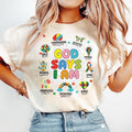 God Says I am T-shirt, Autism Awareness Month, Autism Teacher, Autism Mom, Autism shirt, Autism puzzle, Autism Mama Shirt...