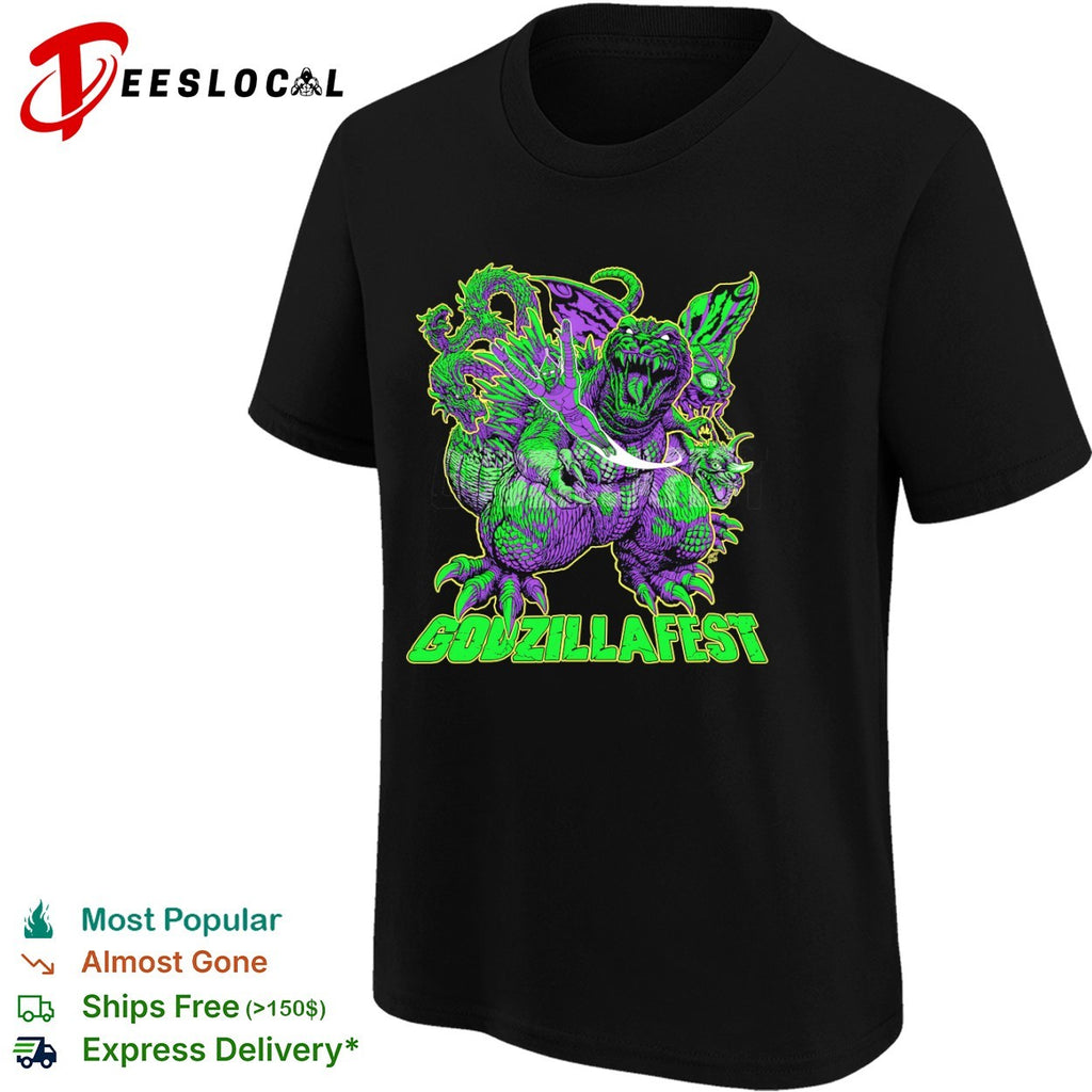 Godzilla GODZILLAFEST kaiju monsters shirt