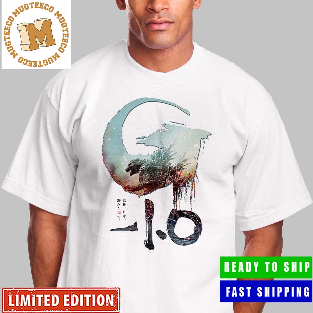 Godzilla Minus One Official Japanese Poster By Takashi Yamazaki Unisex T-Shirt