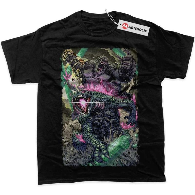 Godzilla Vs Kong Shirt, Movie Shirt, Graphic Tee Hoodie, Sweatshirt | CiraTrend.com