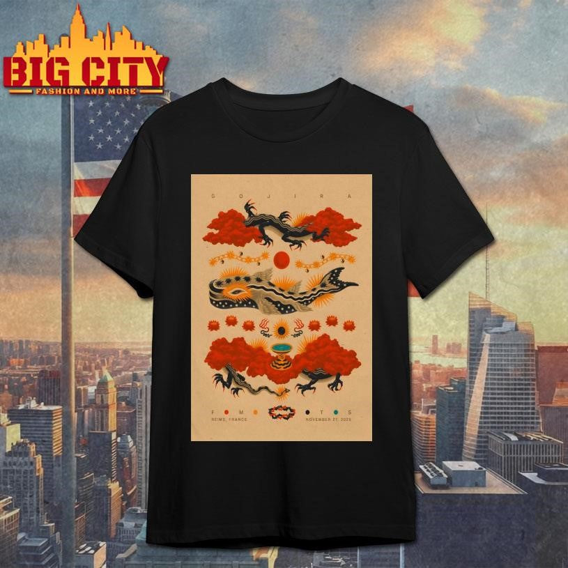 Gojira 11.27.2026 Reims France Poster Shirt