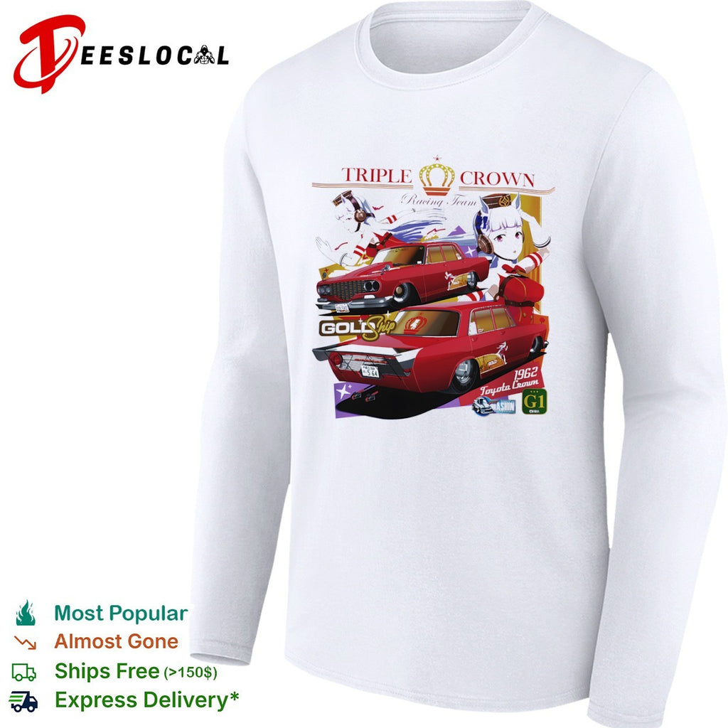 Gold Ship Uma Musume Triple Crown Racing Team 1962 shirt