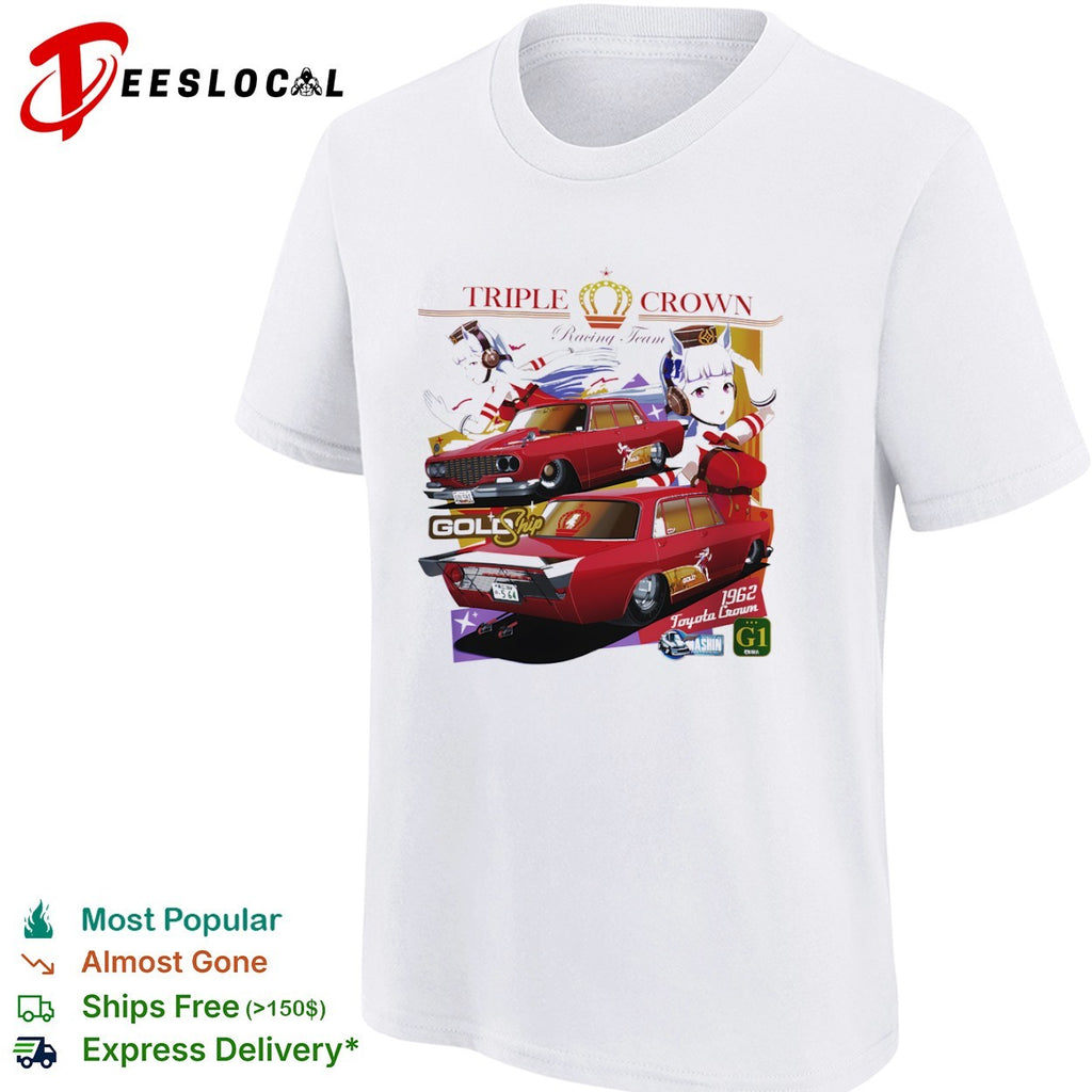 Gold Ship Uma Musume Triple Crown Racing Team 1962 shirt