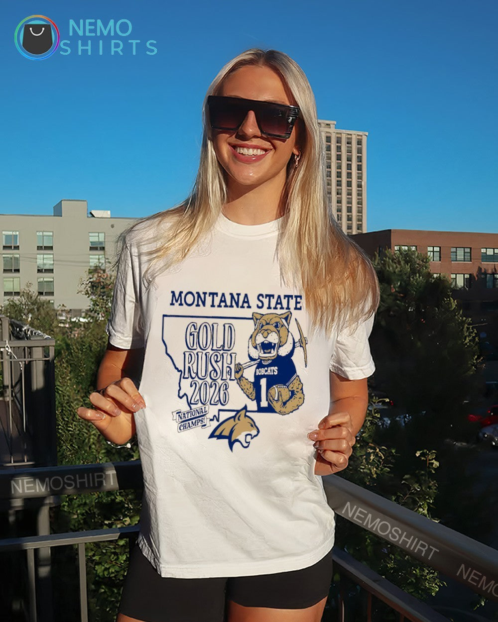 Gold rush 2026 national champs Montana State Bobcats shirt