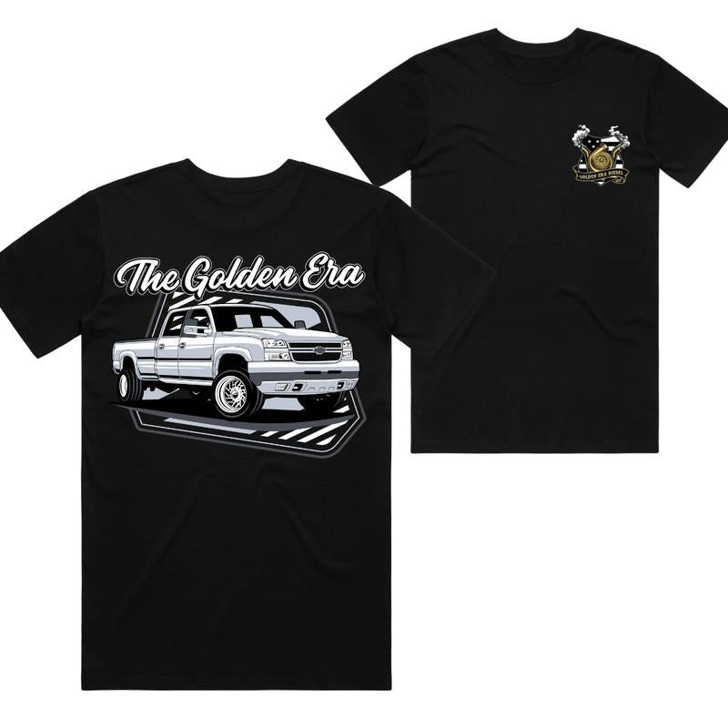 Golden Era Cat Eye Tee - Graphic Truck, Stylish Car Merch for Automotive Enthusiasts Hoodie, Sweatshirt | CiraTrend.com