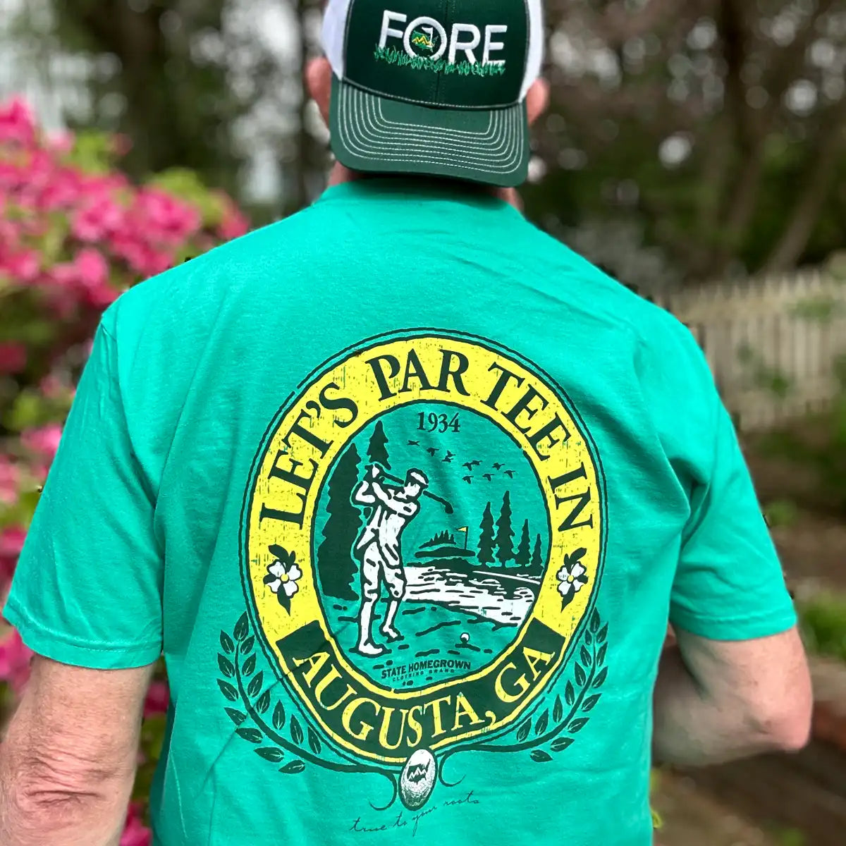 Augusta Georgia Golf Pocket Tee - Comfort Color Hoodie, Sweatshirt | CiraTrend.com (Image 1)