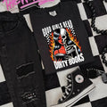 Good Girls Read Dirty Books Black Comfort Color T Shirt | Punk, Alt, Grunge, Goth, Skeleton Style, Winter Day, Streetwear...