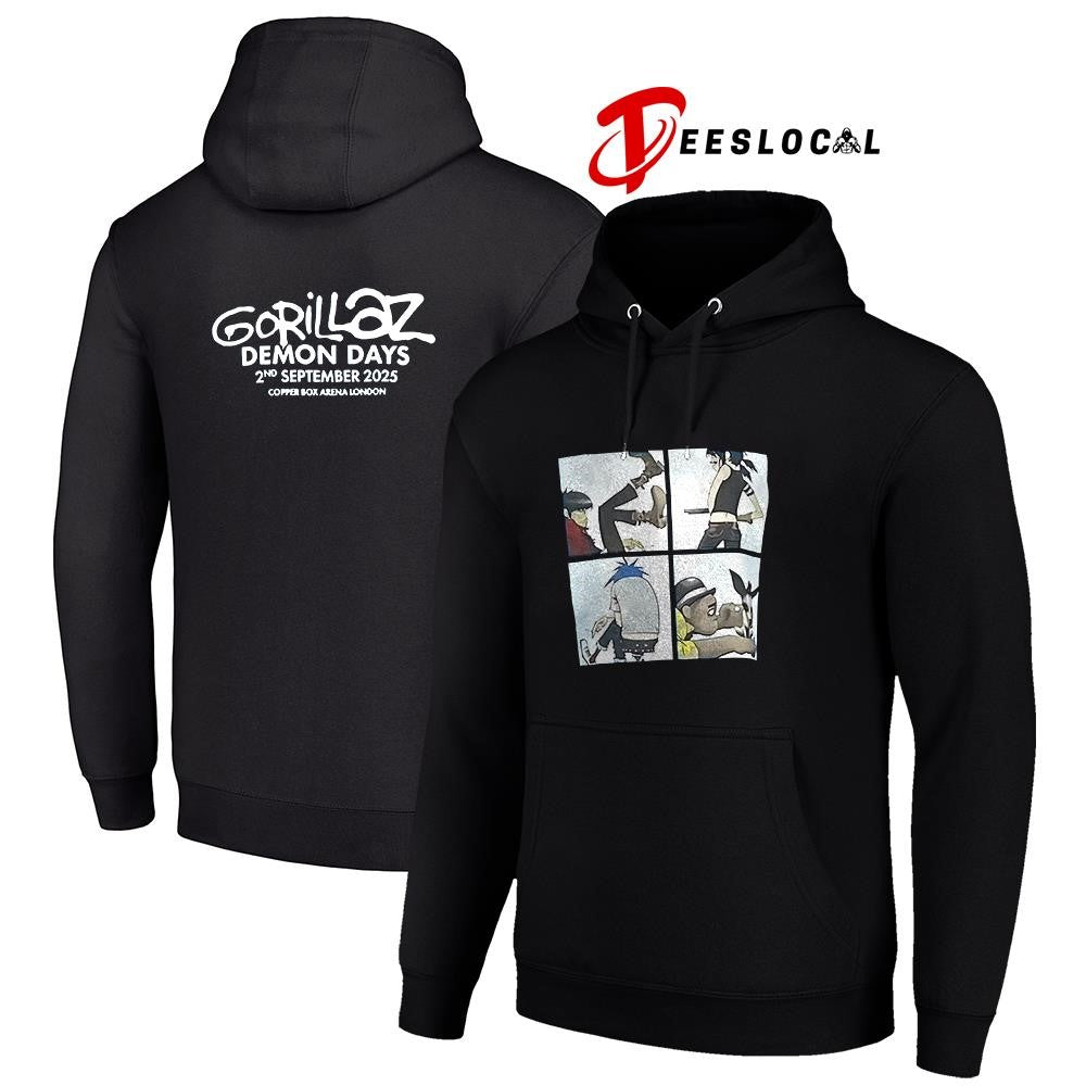 Gorillaz Demon Days cartoon graphic shirt