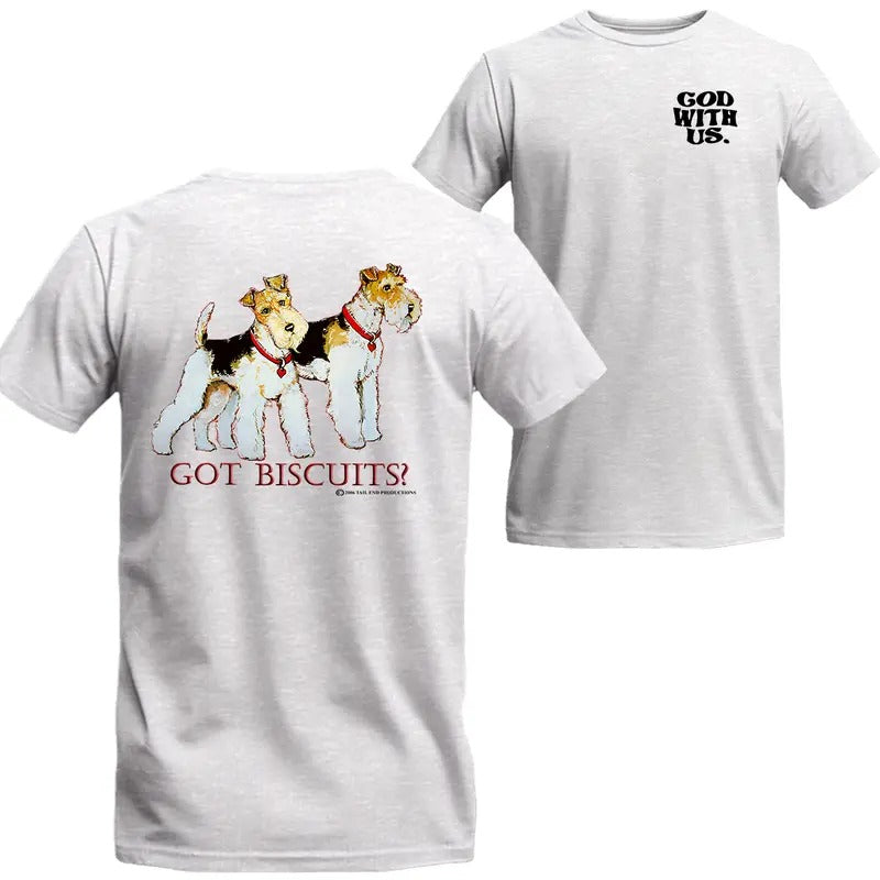 Got Biscuits Fox Terrier Dog Lovers T-Shirt, MW Unisex Shirt Menswear Top Hoodie, Sweatshirt | CiraTrend.com