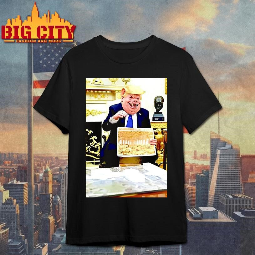 Gov Newsom Has Joined The Chat Trump Quiet Piggy Christmas Shirt