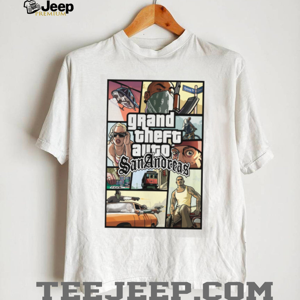 Grand Theft Auto San Andreas GTA Vintage Loading Screen Tee
