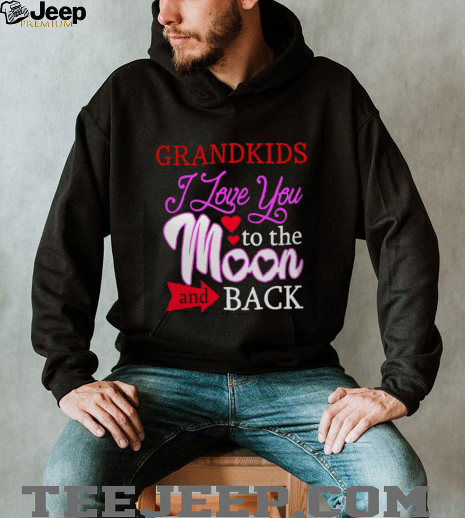 Grandkids I Love You To The Moon and Back Grandmother Gift Shirt